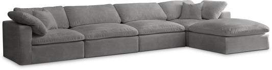 Cozy - 5 Piece Modular Sectional With Chaise