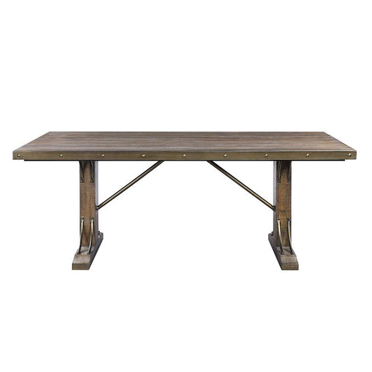 Raphaela - Dining Table - Weathered Cherry