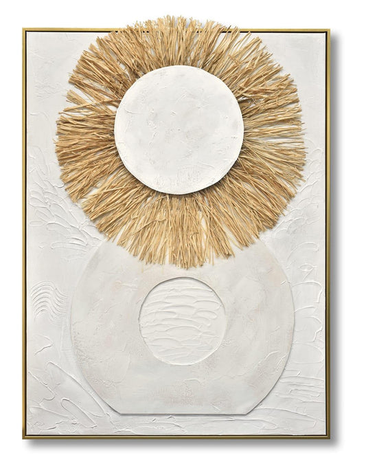 Sun Halo Embrace - 35" x 47" Framed Wall Art