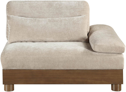 Turin - Fabric Upholstered Modular Arm Chair - Taupe