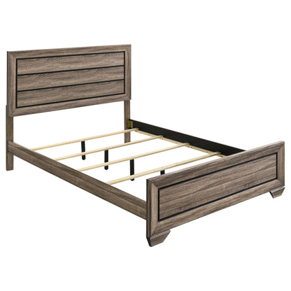 Oatfield - Queen Panel Bed - Brown