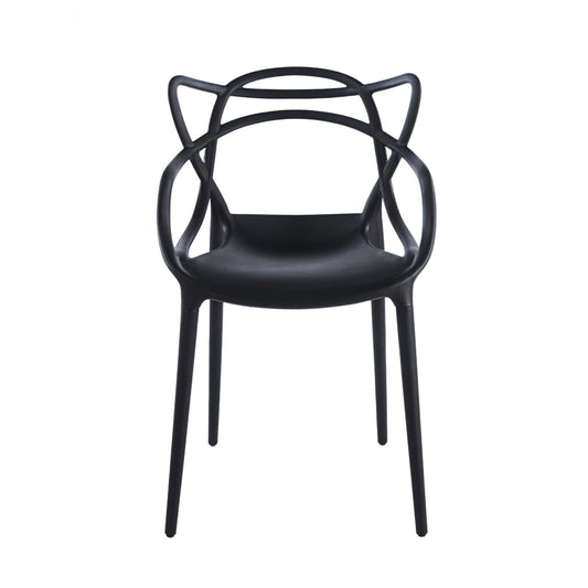 Dining Chair (Set of 4) - Black - Plastic