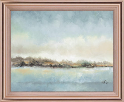 Mist Over Water - 28" x 34" Framed Wall Art