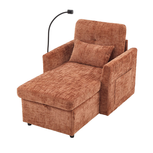 Multifunctional Recliner Sofa With Storage And Phone Bracket