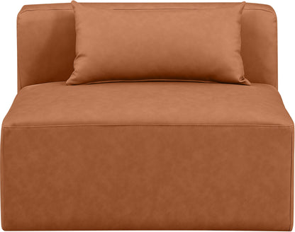 Cube - Armless Chair - Cognac