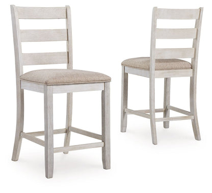 Skempton - Upholstered Barstool (Set of 2) - White