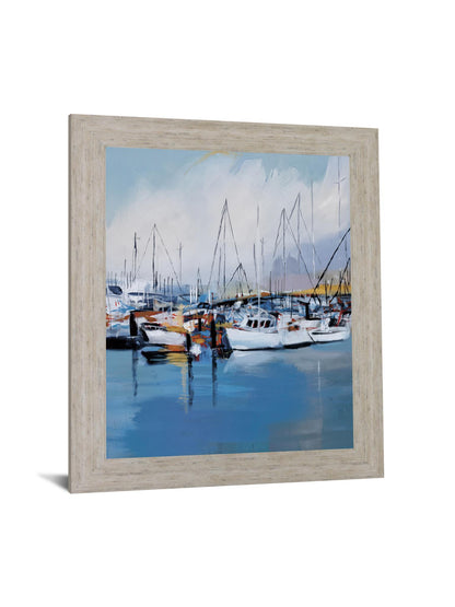 Harbor Reflections - 28" x 34" Framed Wall Art