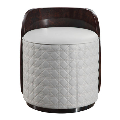 Jamonica - Vanity Stool - Gray & Dark Brown