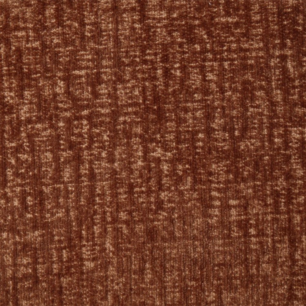 Carrick - Ottoman - Rust Brown Chenille