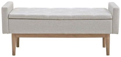 Briarson - Storage Bench - Beige / Brown