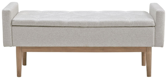 Briarson - Storage Bench - Beige / Brown