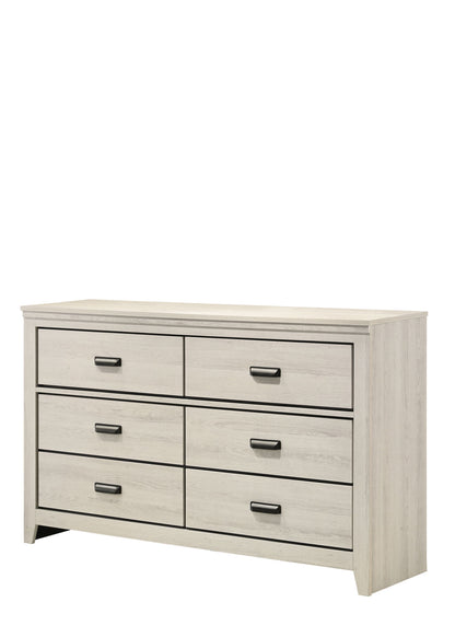 Carter - King 5 Piece Bedroom Set - White