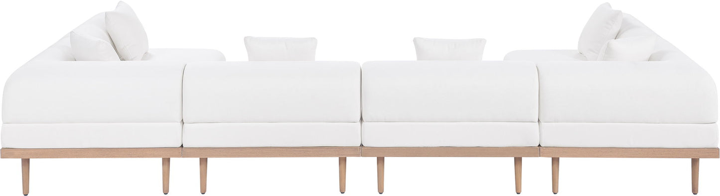 Laguna - 6 Piece 142" Outdoor Patio Modular Sectional