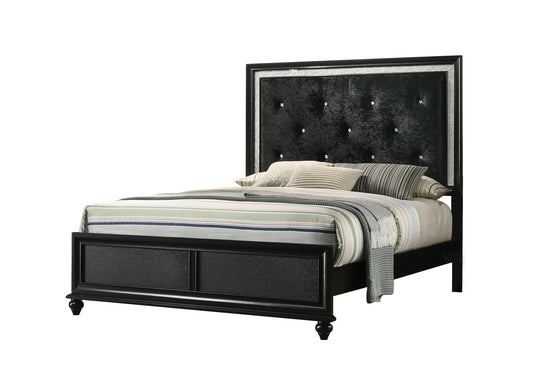 Lila - Queen Bed - Black