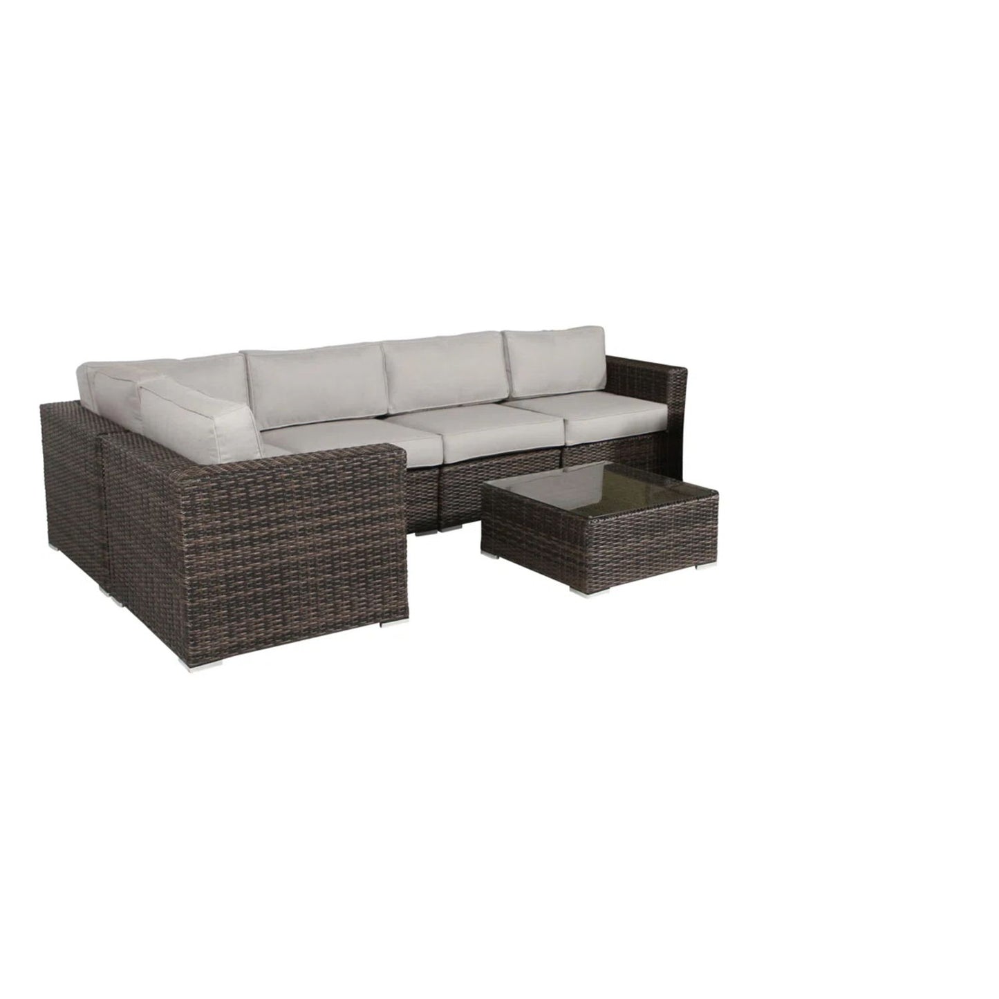 Stylish Wicker Patio Set Table
