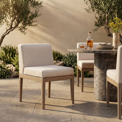 Solace - Olefin Performance Fabric Outdoor Patio Dining Side Chair