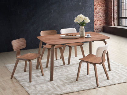 Casson - 5 Piece Dining Room Set - Walnut