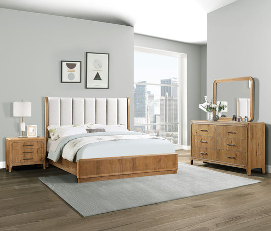 Westcott - Queen 4 Piece Bedroom Set - Cerused Natural