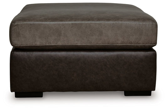 Castille Way - Oversized Accent Ottoman - Fossil
