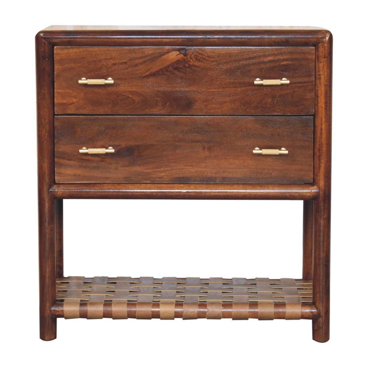 Regency - Woven 2 Drawer Nightstand - Brown