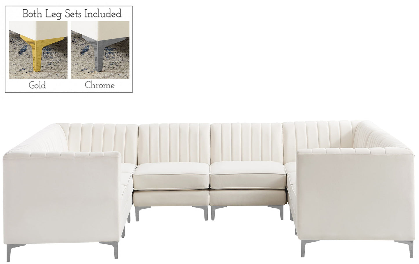 Alina - 8 Piece Modular Sectional