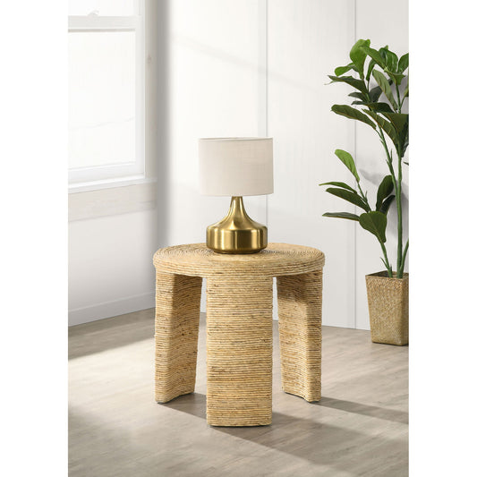 Huxton - Round End Table - Natural
