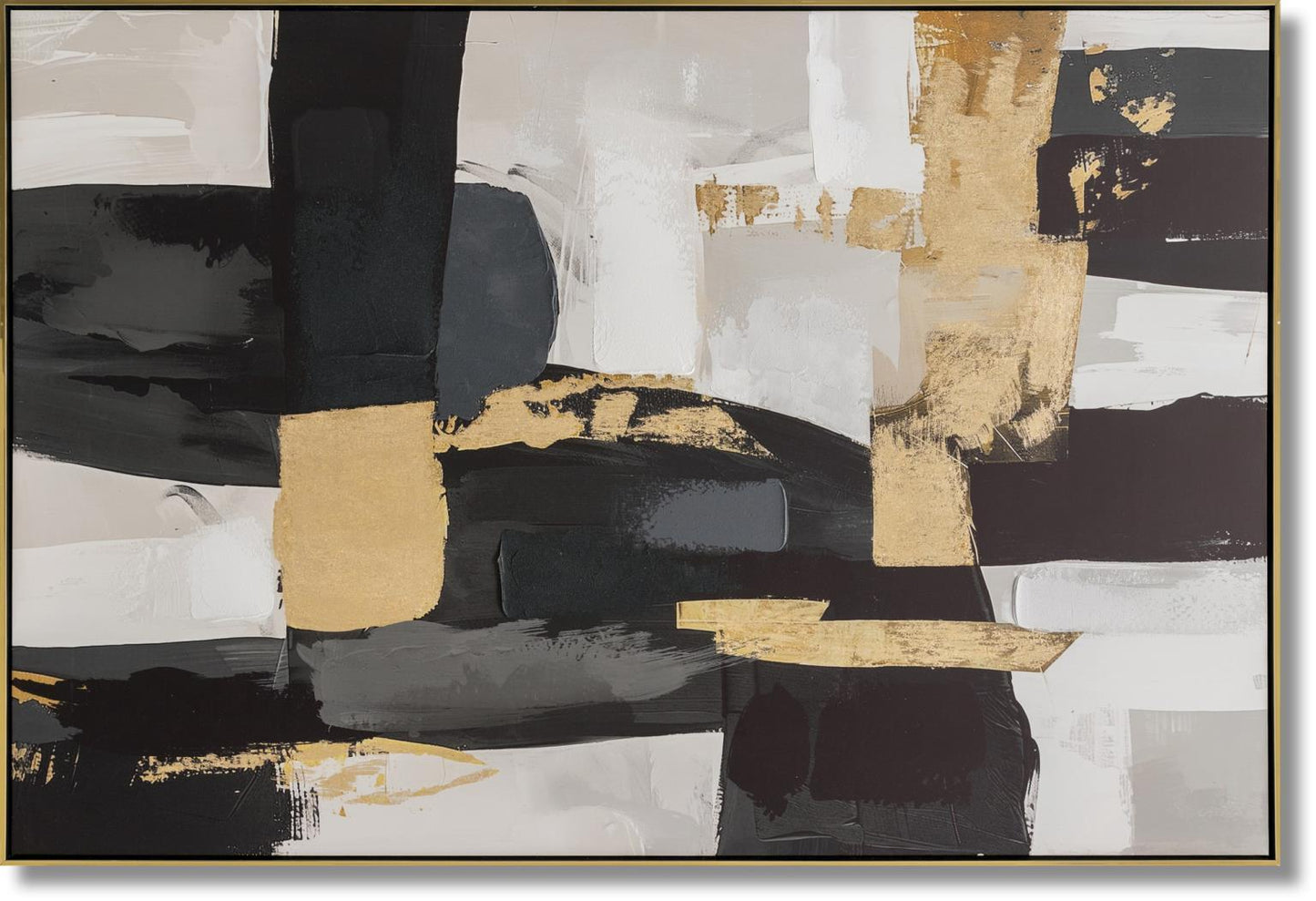 Shadow Alloy Blocks - 40" x 60" Framed Wall Art