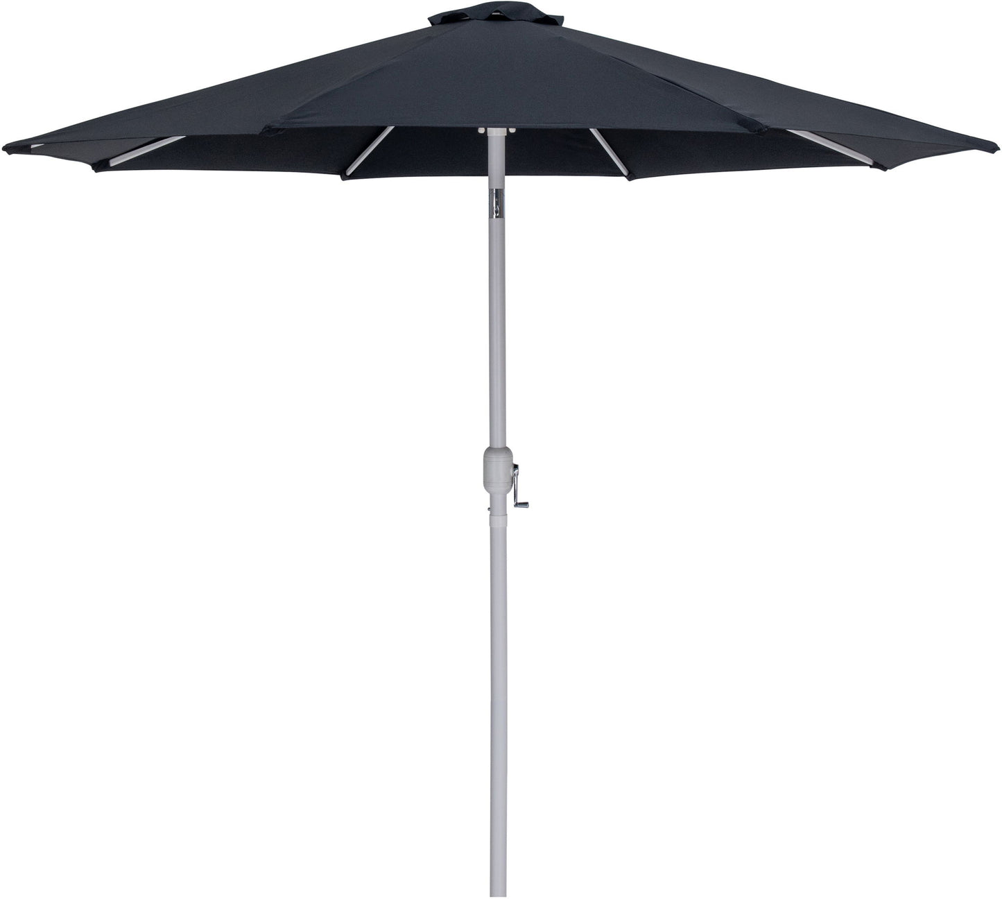 Fiji - Aluminum Patio Umbrella With Square Teak And White Base