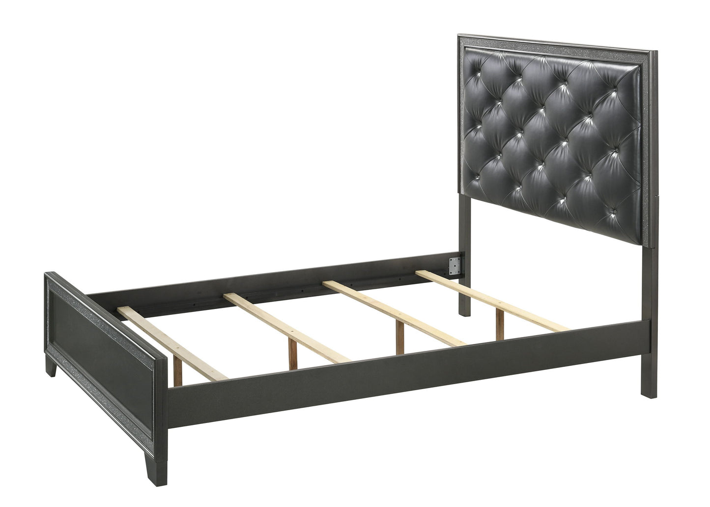 Kaia - Queen 4 Piece Bedroom Set - Dark Gray