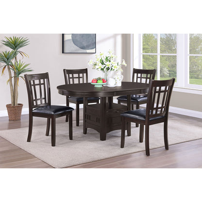 Hester - 5 Piece Dining Set - Espresso