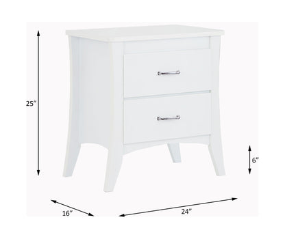 Babb - Accent Table - White
