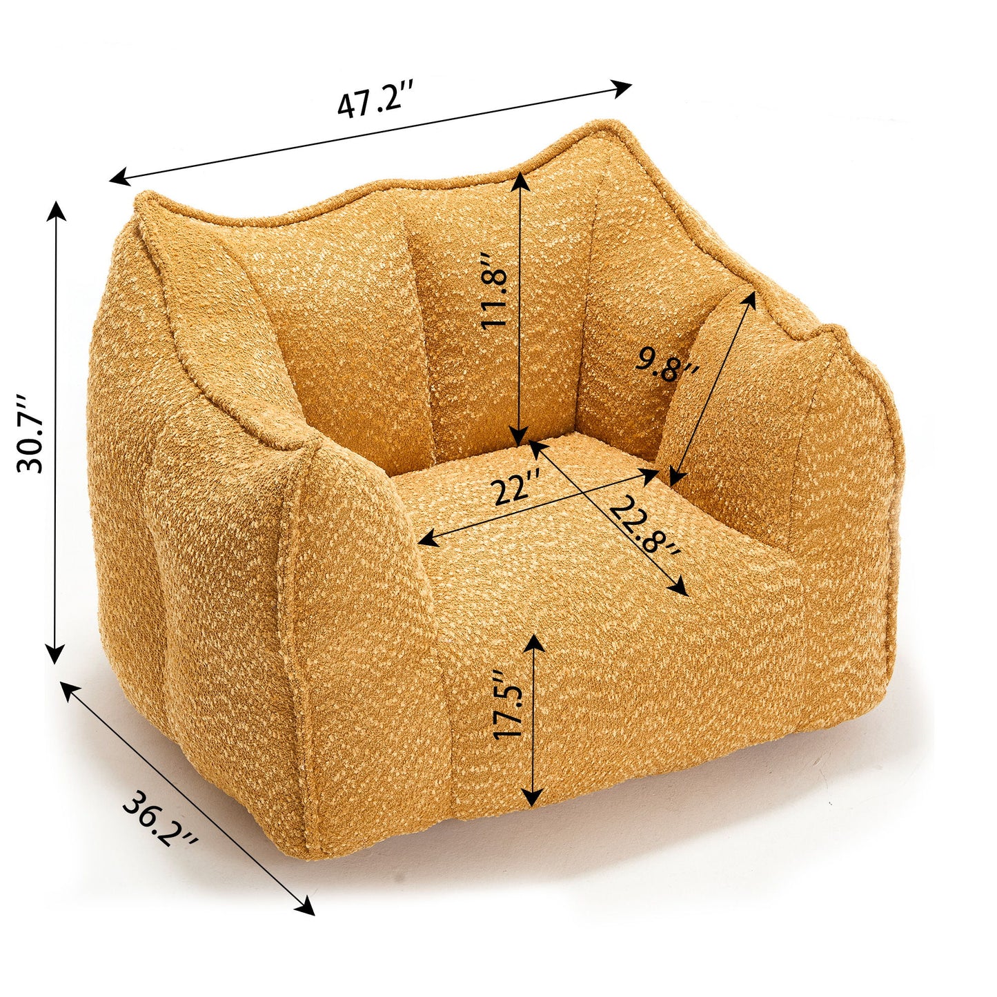 Comfortable Sofa Chairs With Highly Resilient Foam For Living Rooms And Bedrooms