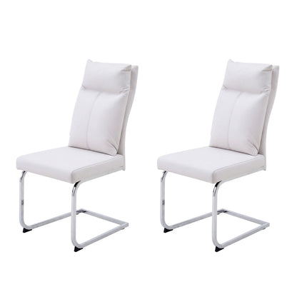 Modern Dining Chair SetWith Soft Cushion Backrest (2 Pieces)