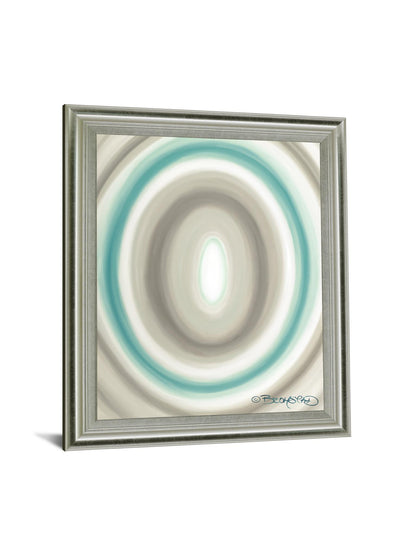 Aqua Ripple - 28" x 34" Framed Wall Art