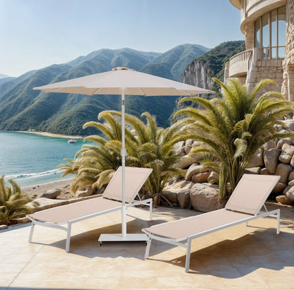 Fiji - Patio Umbrella With White Pole