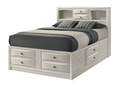 Emily - Queen 5 Piece Bedroom Set - White