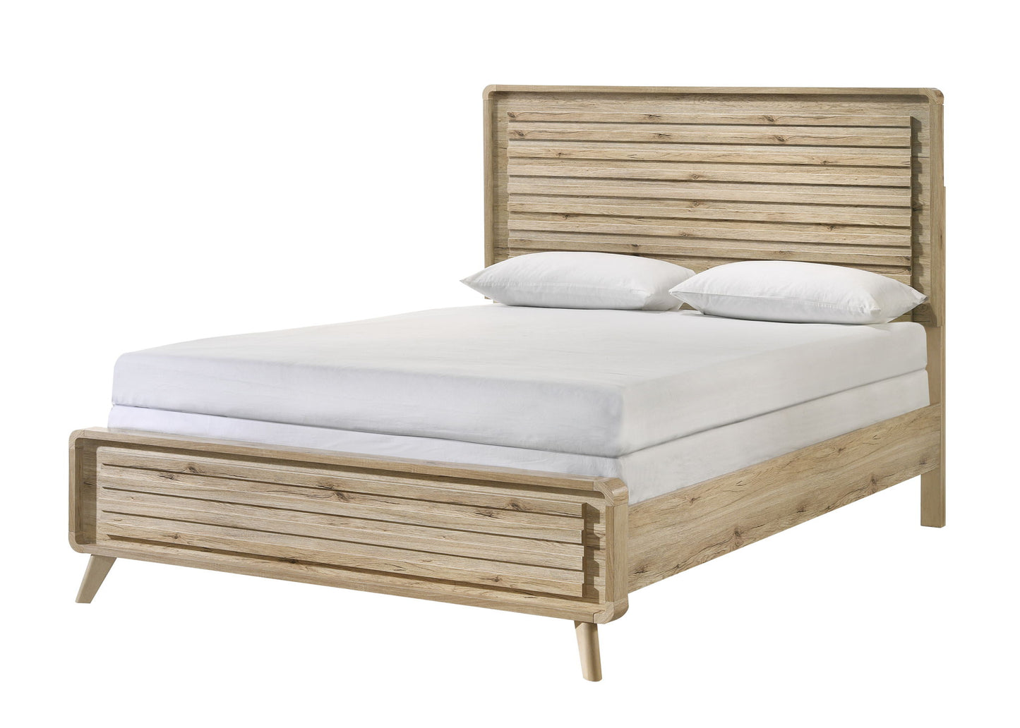 Dawson - Queen 4 Piece Bedroom Set - Light Brown