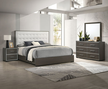 Sharpe - King 4 Piece Bedroom Set - Dark Gray