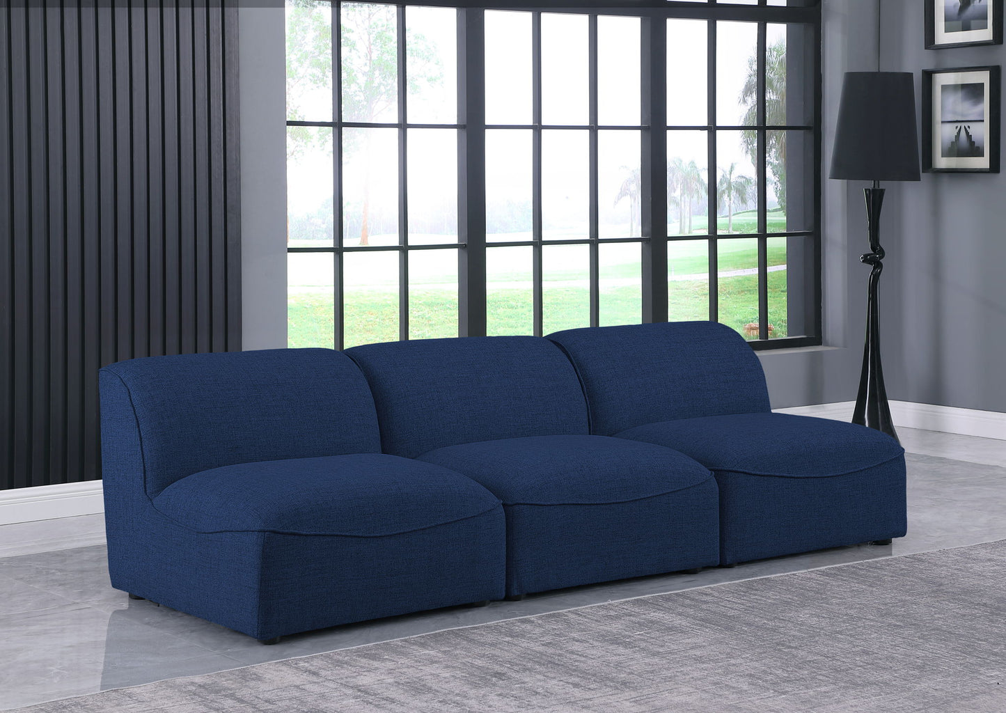 Miramar - 3 Seat Armless Modular Sofa