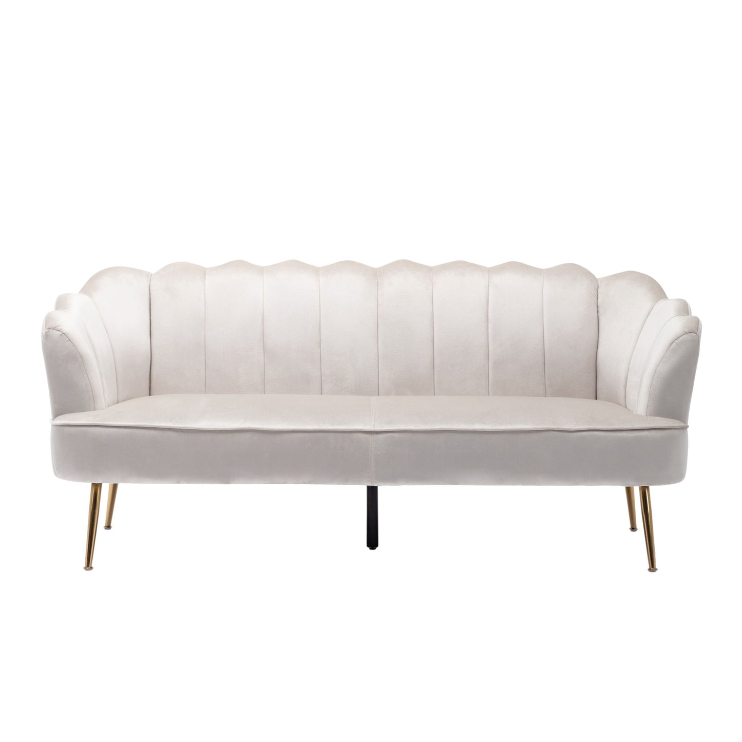 Modern Glam 3 Seater Sofa With Texture