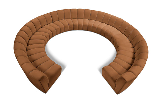 Infinity - 11 Piece Modular Sectional - Saddle
