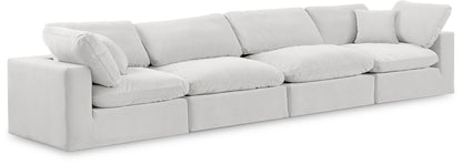 Comfy - Velvet Modular Sofa 4 Seats
