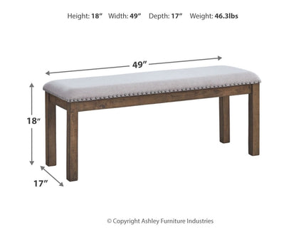 Moriville - Upholstered Bench - Beige