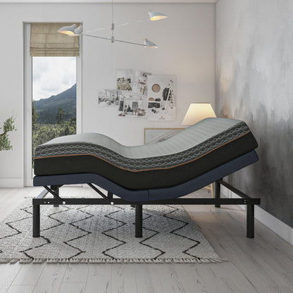 Copper Lux Hybrid - 14" Mattress With Copper Infused Contouring Memory Comfort Layer And Supportive Coil System