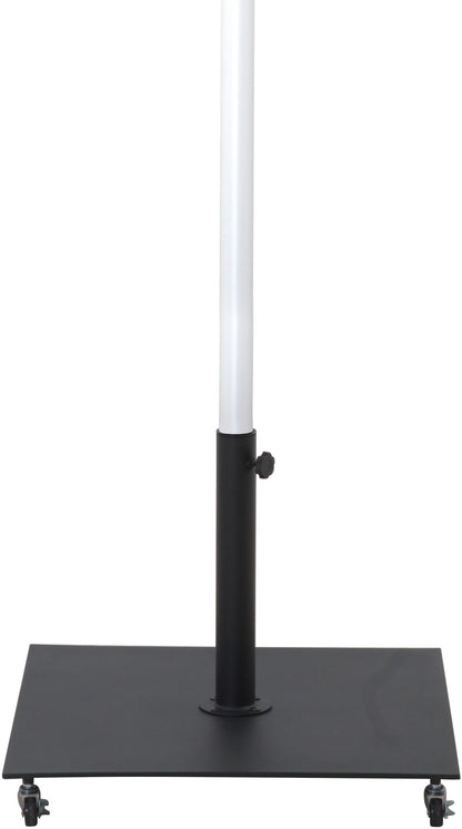 Amalfi - Aluminum Patio Umbrella - Black Base / White Pole