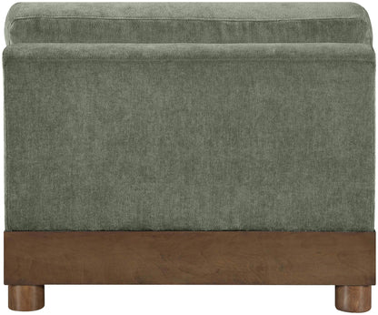 Turin - Chenille Fabric Upholstered Modular Armless Chair