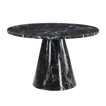 Hollis - Dining Table With Engineered Stone Top - Engineered Stone