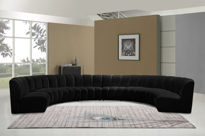 Infinity - 8 Piece Velvet Modular Sectional