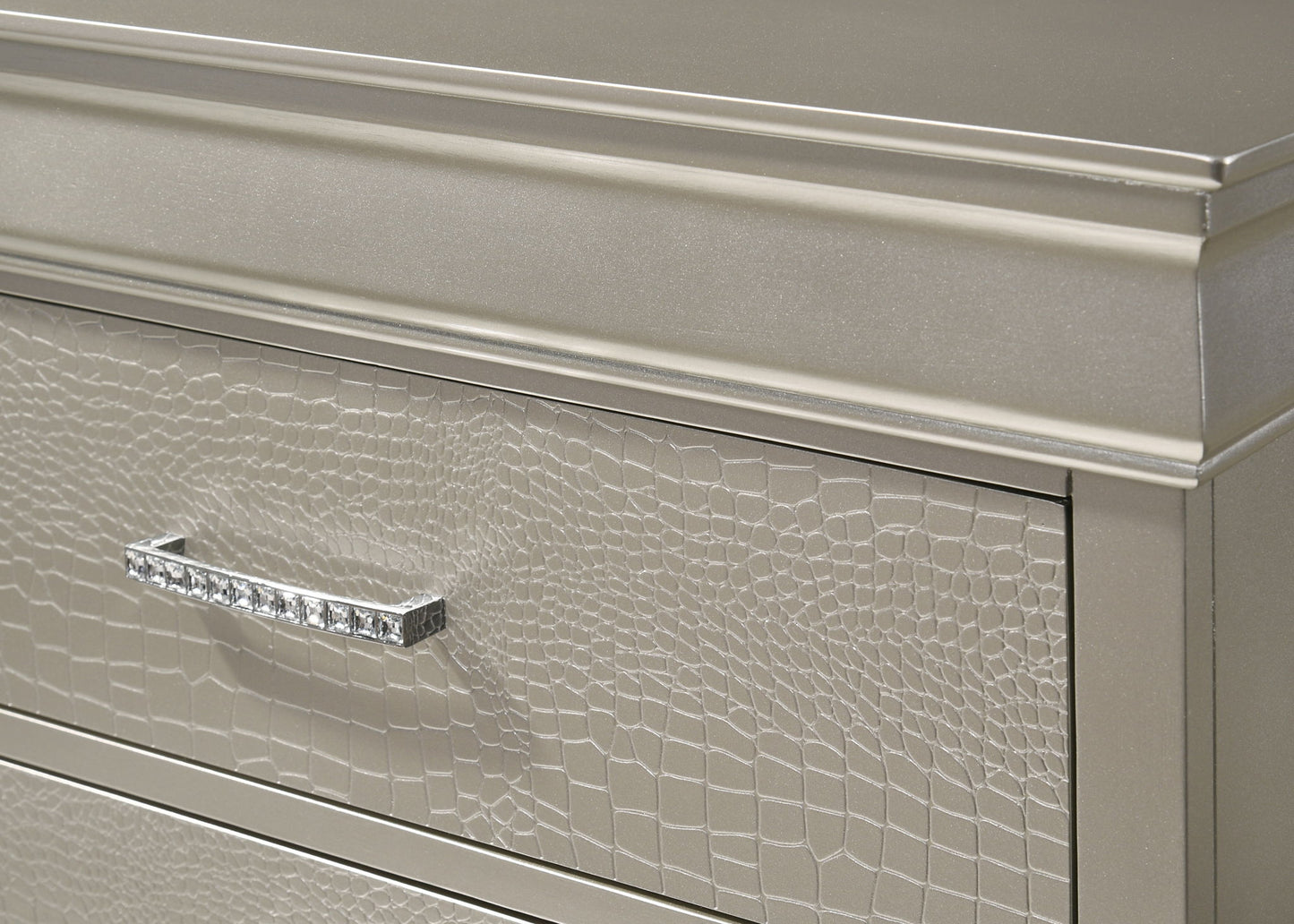 Amalia - Nightstand - Silver