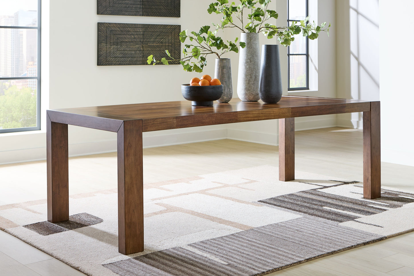Kraeburn - Rectangular Dining Room Table - Brown